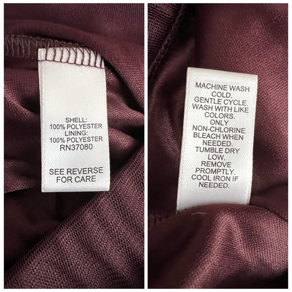 Women Tulle Midi Skirt Sz L Burgundy Pink Mesh Panels Fairy Goth Ethereal Artsy - Picture 8 of 8